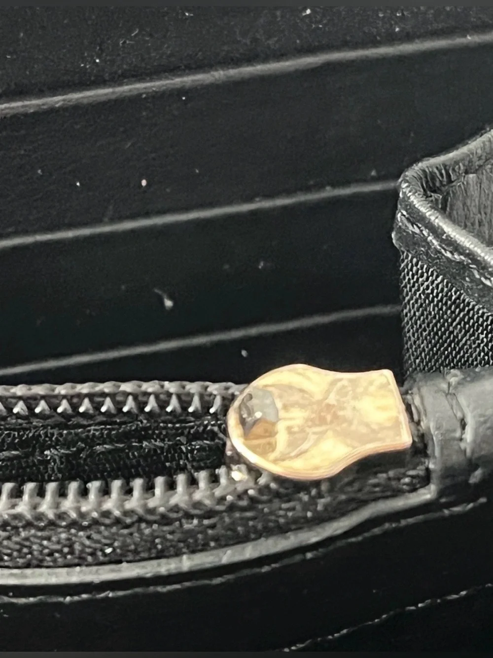 Furla Black Studded Floral Lotus Cutout Wristlet (RARE)